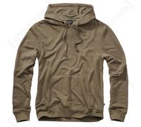 Brandit Hooded Hoodie Sweat Shirt Jumper - Olive - Various Sizes