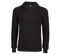 Brandit Hoodie / Sweatshirt Marine Pullover Troyer in Black