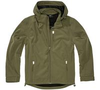 Brandit Hurricane Softshell Jacket Mens Outdoor Windbreaker Hooded Olive