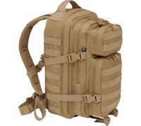 Brandit Individual Wear Assault Medium 25-Liter Durable Water-Resistant Multi-Functional Active Outdoor Backpack, Camel - Us, M, Daypack