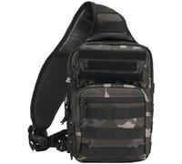Brandit Individual Wear Unisex Assault Sling Bag Medium, Dark Camo - OS, Dark Camo, One Size, Classic