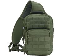 Brandit Individual Wear Unisex Assault Sling Bag Medium, Olive - OS, Olive, One Size, Classic