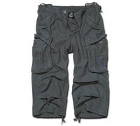 Brandit Industry 3/4 Shorts, black-grey, size 2XL for Men