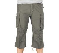 Brandit Industry 3/4 Shorts, green, size L for Men
