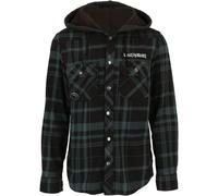 Brandit Iron Maiden Check Shirt Sweat Hood Eddy Men's Shirt Hood Heavy Metal