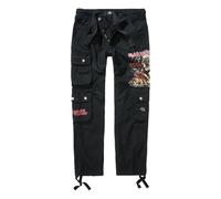 Brandit Iron Maiden Pure Vintage Slim Pants Notb Slacks, Black, XXXXL