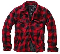 Brandit Jacke Lumberjacket in Red/Black