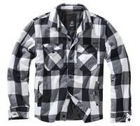 Brandit Jacke Lumberjacket in White/Black