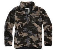 Brandit Jacke Teddyfleece Troyer in Darkcamo