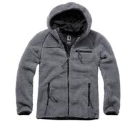 Brandit Jacke Teddyfleece Worker Jacket in antracite