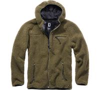Brandit Teddyfleece Worker Jacket, green, size 5XL for Men