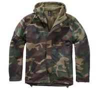 Brandit Jacke Windbreaker Frontzip in Woodland