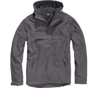 Brandit Jacke Windbreaker in Anthracite