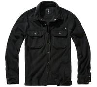 Brandit Jeff Fleece Long Sleeve Shirt - Black
