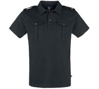 Brandit Jon Short Sleeve Polo Black 3XL Men