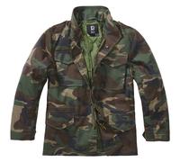 Brandit Kids M-65 Standard Jacket Field Jacket Warm Military Coat Woodland Camo
