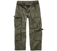 Brandit Kids Pure Trousers Loose Fit Childrens Cargo Pants Cotton Durable Olive