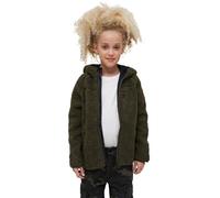 Brandit Kids Teddyfleece Jacket Hooded, color: olive, size: L 146