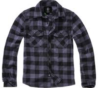Brandit Kinder Hemd Checkshirt Kids Black/Grey