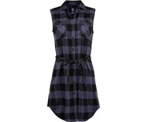 Brandit Ladies Sleeveless Longshirt Gracey Top Blouse Checked Pattern Button