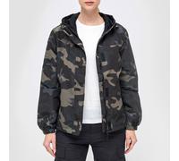 Brandit Ladies Summer Windbreaker frontzip Hiking Streetwear Jacket Dark Camo