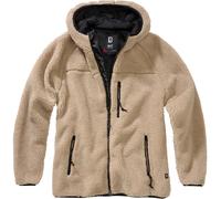 Brandit Ladies Teddyfleece Jacket Stylish Modern Fluffy Warm Streetwear Camel
