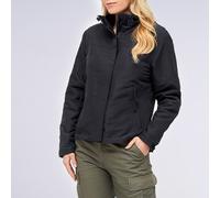Brandit Ladies Windbreaker Front Zip Hiking Water Repellent Hooded Jacket Black