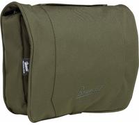 Brandit Toiletry Bag Medium and Large Toiletry Bag with Mirror for Outdoor Use, Olive, Large, L, Classic - Outdoor