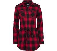 Brandit Lucy Longshirt Ladies Shirt, red/black, size S