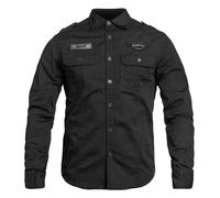 Brandit Luis Vintage Long Sleeve Shirt Black XL Men