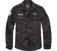 Brandit Luis Vintage Long Sleeve Shirt Black XL Men
