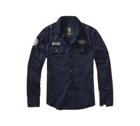 Brandit Luis Vintage Shirt Button-Down Collar 100% Cotton Long Sleeve