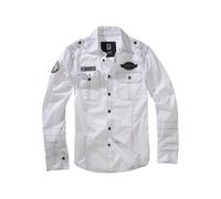 Brandit Luis Vintage Shirt, white, size XL