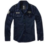 Brandit Luis Vintage Shirt With Badges Navy Size Xxx Large