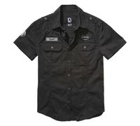 Brandit Luis Vintage Short Sleeve Shirt Black M Men