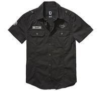 Brandit Luis Vintage Short Sleeve Shirt, black, size M for Men