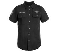 Brandit Luis Vintage Short Sleeve Shirt - Black