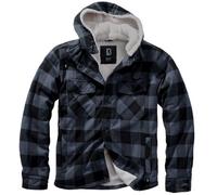 Brandit Lumber Hooded Jacket Black/grey Size Small