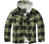 Brandit Lumber Jacket, black/green, size 4XL