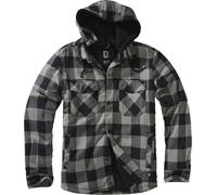 Brandit Lumber Jacket, black-grey, size 2XL for Men