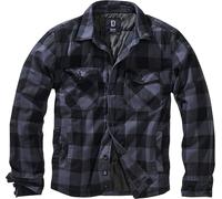 Brandit Lumber Jacket, black/grey, size L