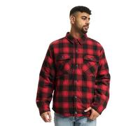 Brandit Lumber Jacket, color: red/black, size: 7XL