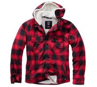 Brandit Lumber Jacket Hooded Lumberjack Jacket Checked fur Hood Classic USA