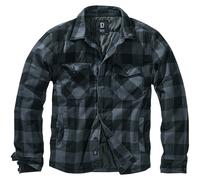 Brandit Lumber Jacket, black-grey, size 7XL for Men