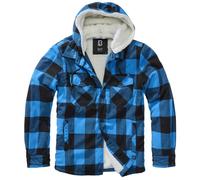 Brandit Lumberjacket Hooded Between-seasons Jacket blue black S