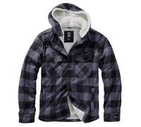 Brandit Lumberjacket Hooded Jacket Black/Grey Gringham