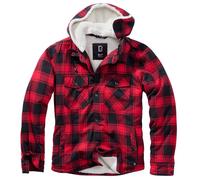 Brandit Lumberjacket Hooded Jacket Red/Black Checkered