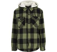 Brandit Lumberjacket Hooded Lumberjack Jacket Checkered Fur Hood Classic USA