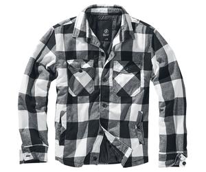 Brandit Lumberjacket Mid-Season Jackets black white S