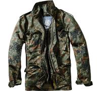 Brandit M65 Standard Jacket Vintage Travel Coat Tactical Mens Parka Flecktarn
